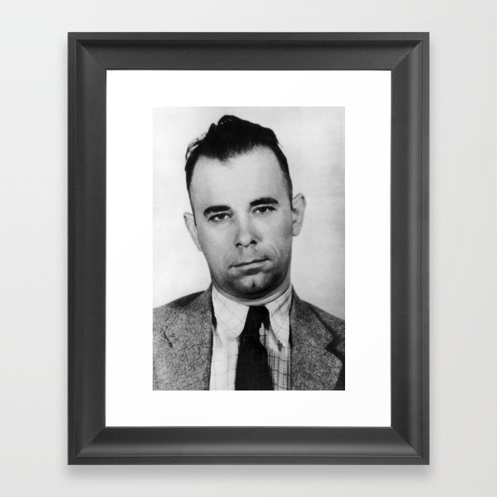 Gangster John Dillinger Framed Art Print