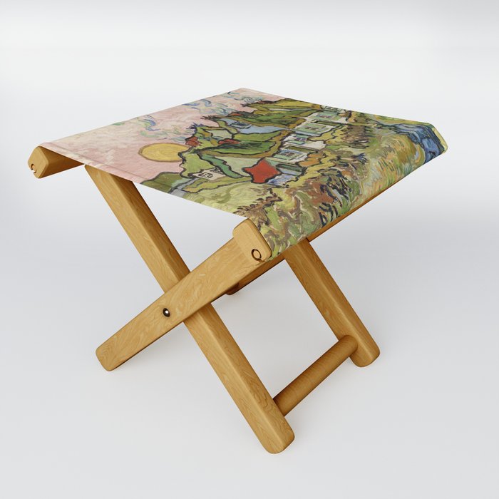 Vincent van Gogh "Houses and Figure'" Folding Stool