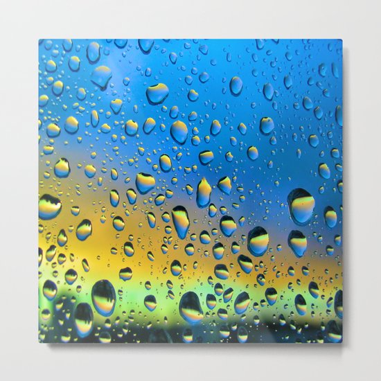 The Rain Watching the Sun Metal Print