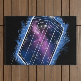 Time, Space, and Graffiti  Outdoor Rug
