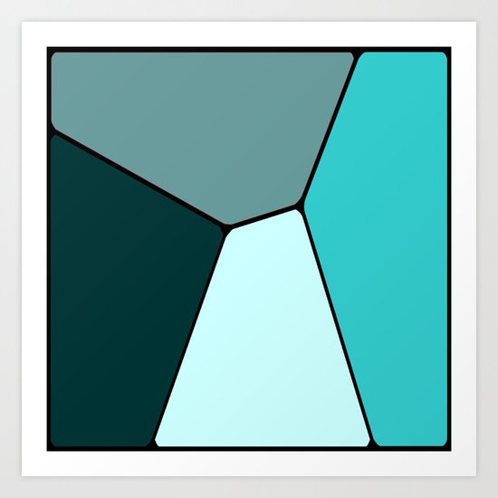 Mod Sea Art Print