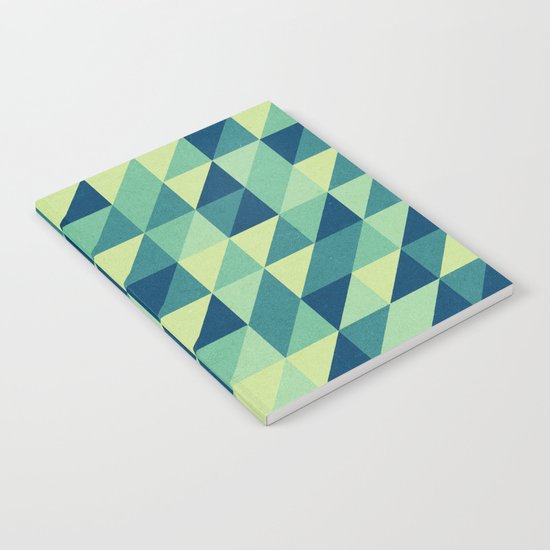 turquoise pattern Notebook