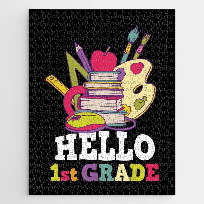 Hello 1st Grade Back To School Jigsaw Puzzle
