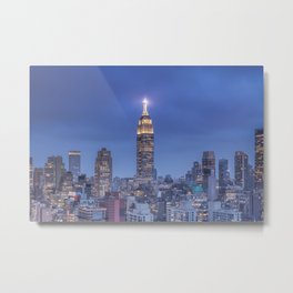 The Empire State Building in NYC Metal Print