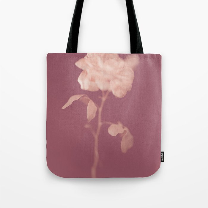 Rose Modern Floral Art Print Tote Bag