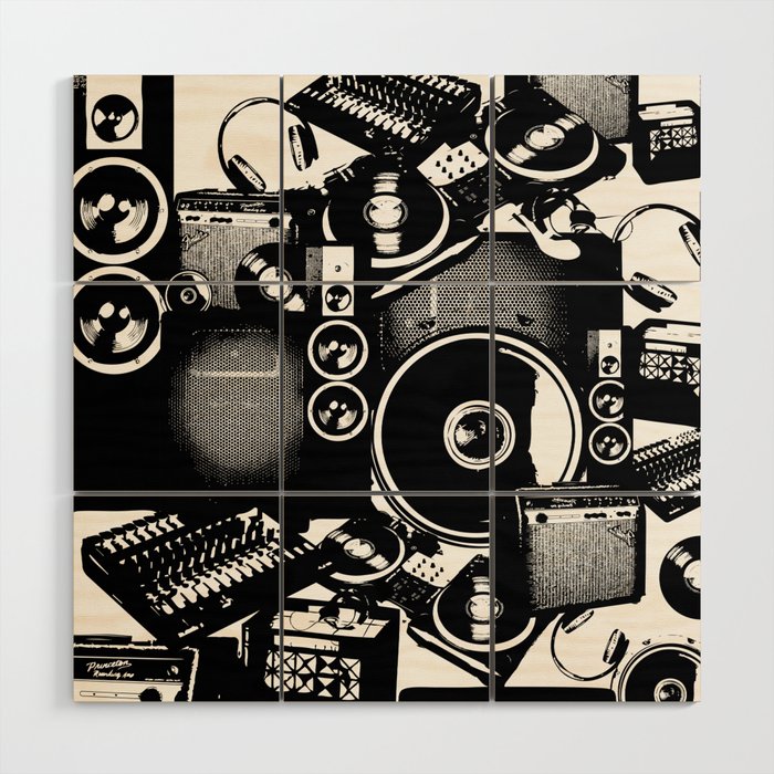 house of boombox vol.3 Wood Wall Art