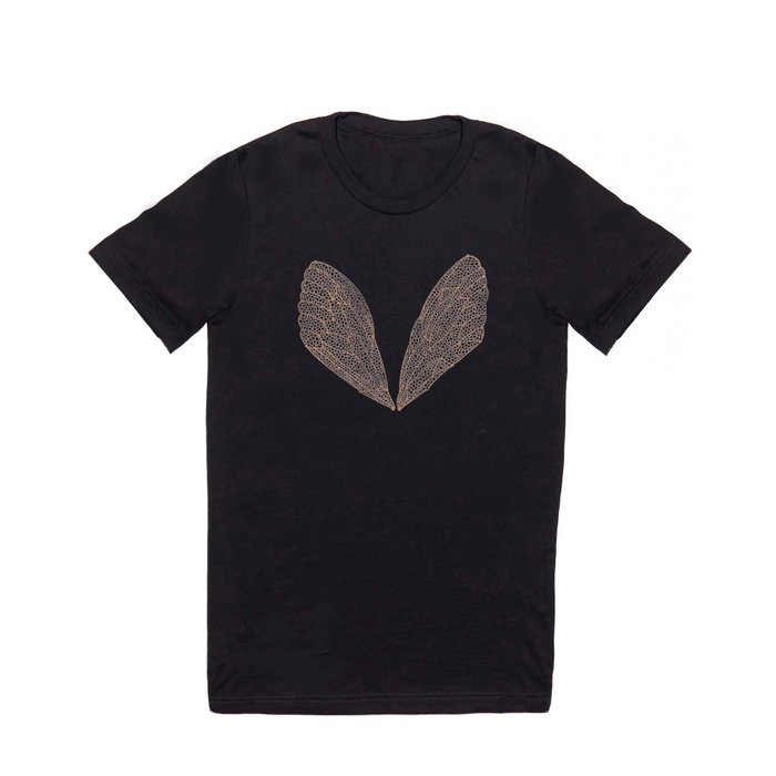 Cicada Wings in Rose Gold T Shirt