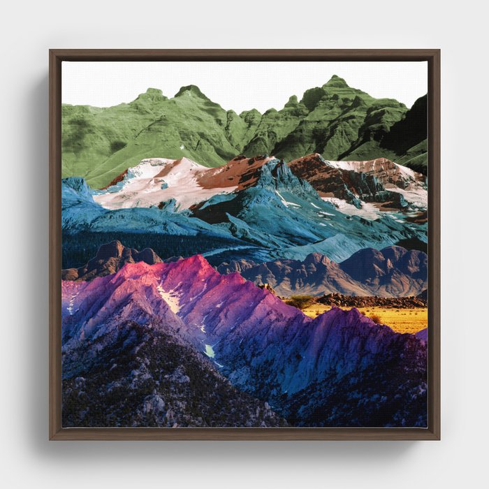Dream Nature MOUNTAINS Framed Canvas