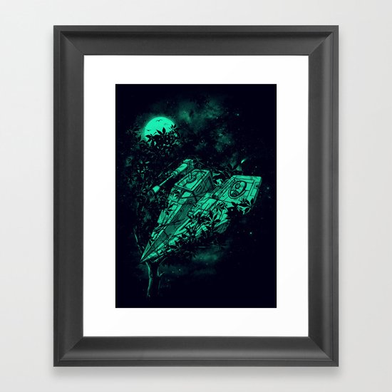 Emergency Landing Framed Art Print