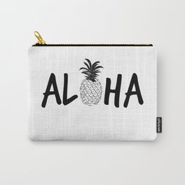 Aloha Pineapple Carry-All Pouch | Beaches, Funny, Vacation, Party, Graphicdesign, Tropical, Day, Green, Food, Birthday 