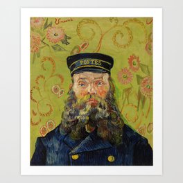 The Postman (Joseph Roulin) by Vincent Van Gogh Art Print