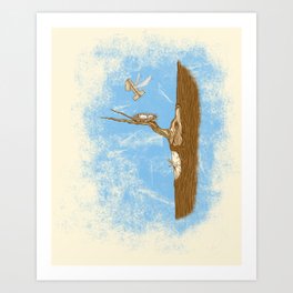 1 Flew Over the Cuckoo's Nest Art Print