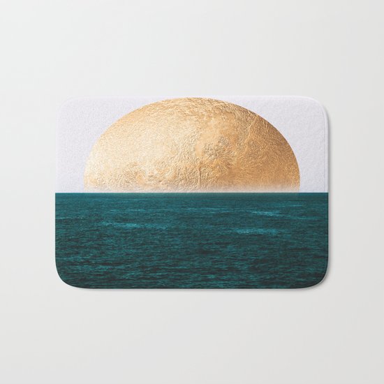 Gold Sunset Bath Mat