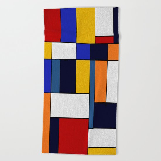 Abstract #351 Beach Towel