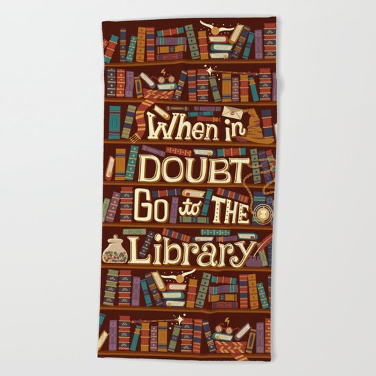 Go to the library Beach Towel