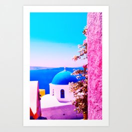 Oia, Santorini, Greece Art Print