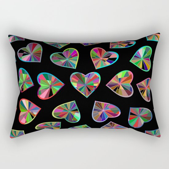 Hearts of glass Rectangular Pillow