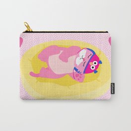 Pink Cat Carry-All Pouch