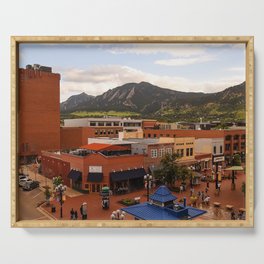 Welcome to Boulder, Colorado! Serving Tray