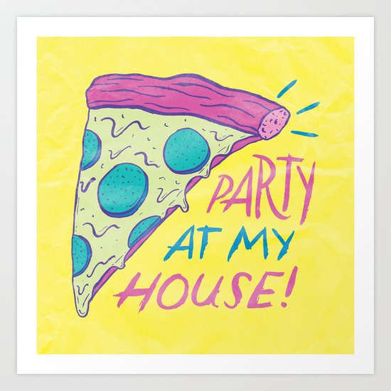 Party at My House Art Print