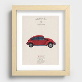 The Vehicles of San Miguel de Allende: The Beetle Recessed Framed Print