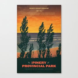 Pinery Provincial Park Poster Canvas Print
