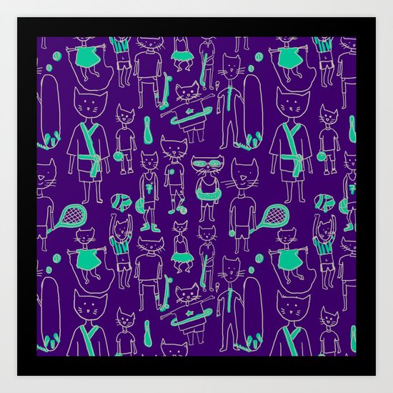 les sports Art Print