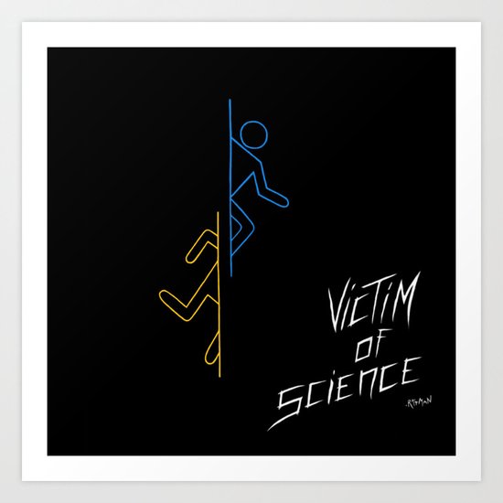 Victim Of Science Art Print