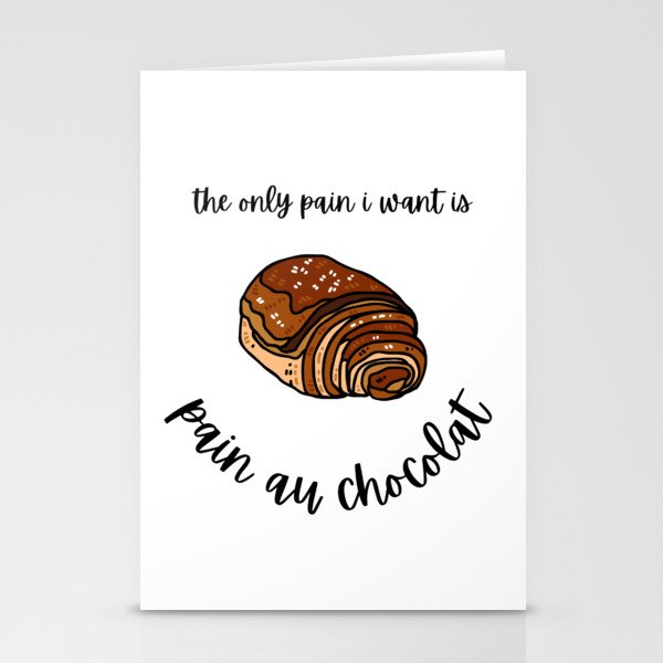 Life is pain Stationery Cards