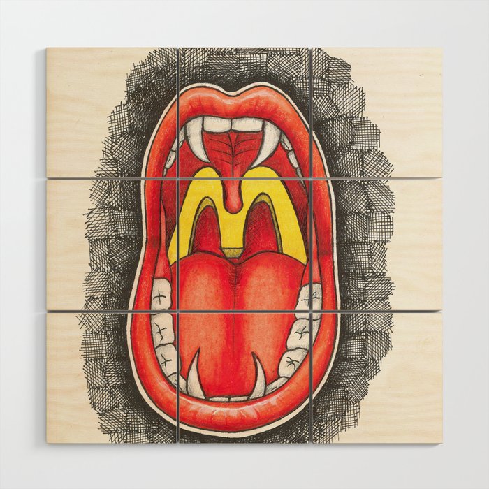 McMonster Wood Wall Art