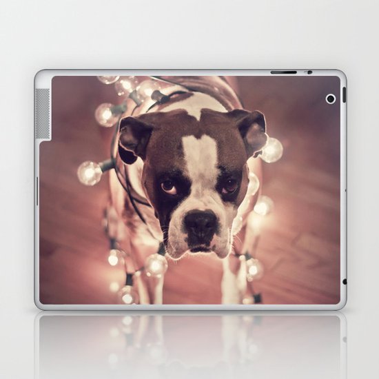 Will work for treats Laptop & iPad Skin