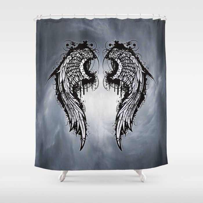 Angel Wings Shower Curtain