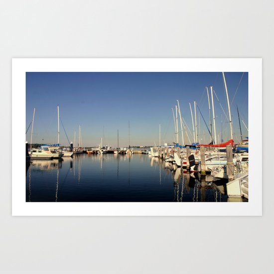 Paynesville Harbour Art Print