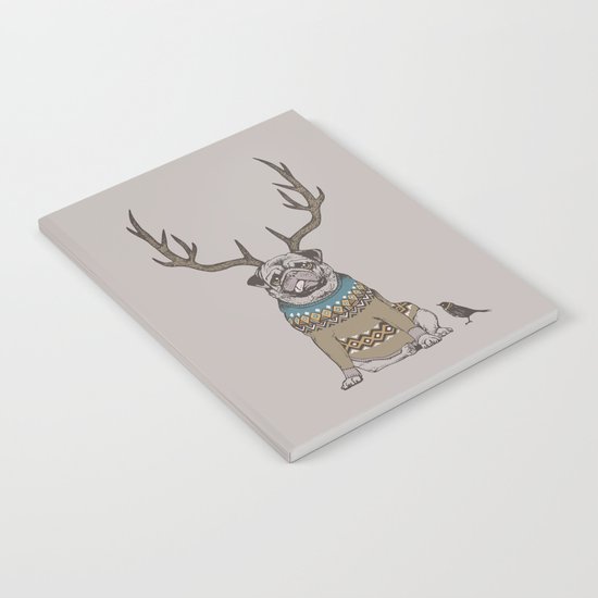 Deer Pug Notebook