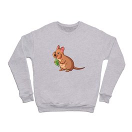 Australian Quokka laughing gift for children Crewneck Sweatshirt