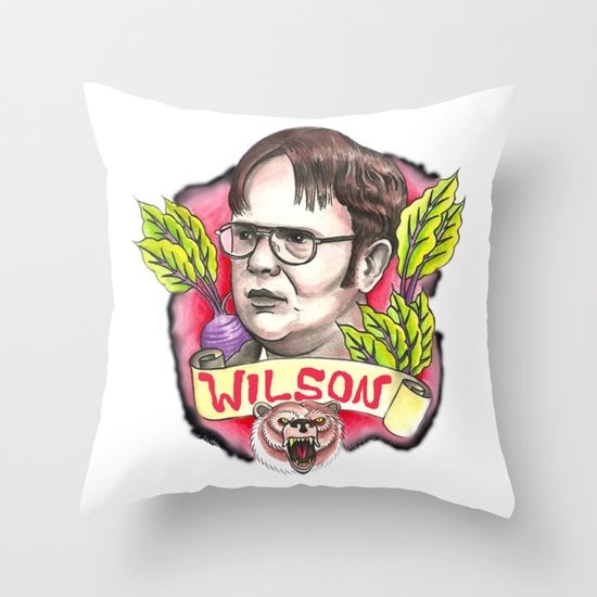 rainn wilson Throw Pillow