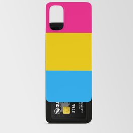 Pansexual flag colors  Android Card Case