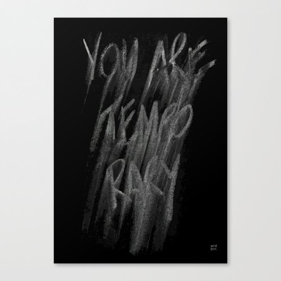 TEMPORARY Canvas Print