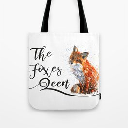 The Foxes Queen Tote Bag