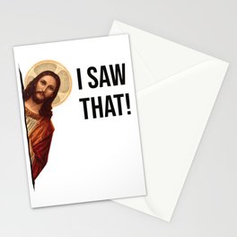Jesus Meme I Saw That Stationery Card