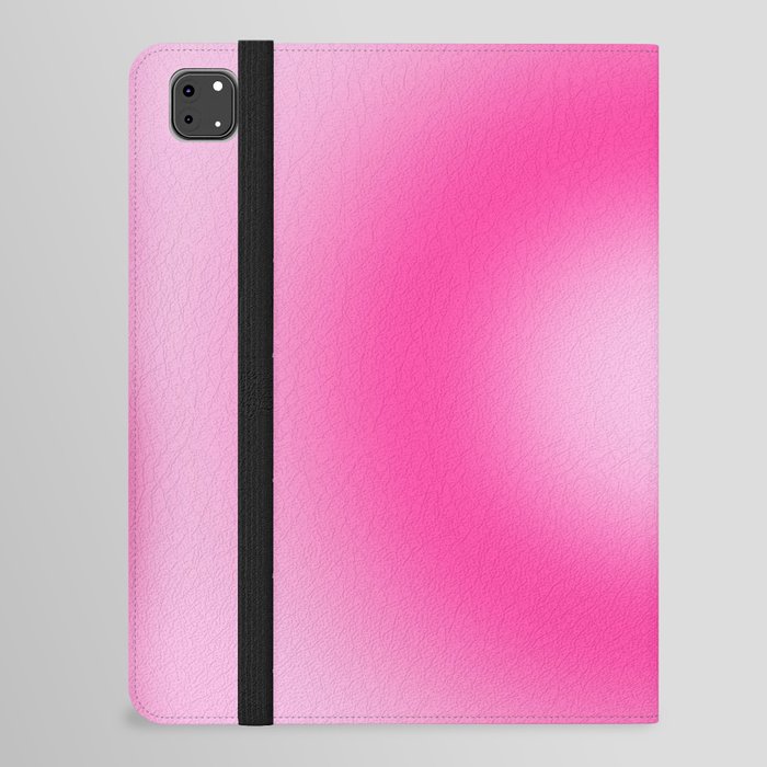 Spiritual Pink Aura Gradient Ombre Sombre Abstract  iPad Folio Case