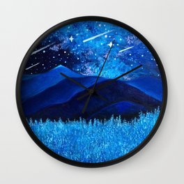 Starfall Wall Clock