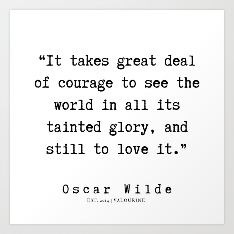 57 Oscar Wilde Quotes 190708 Art Print By Quotes And Sayings Society6