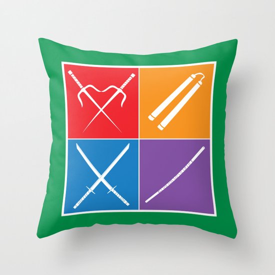 The Weapons Throw Pillow