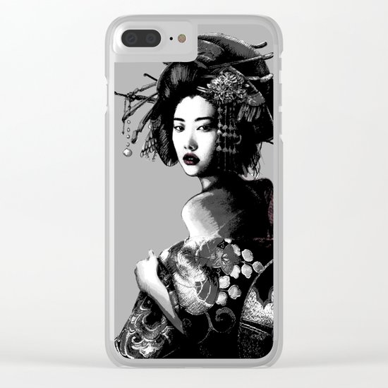 Geisha Clear iPhone Case