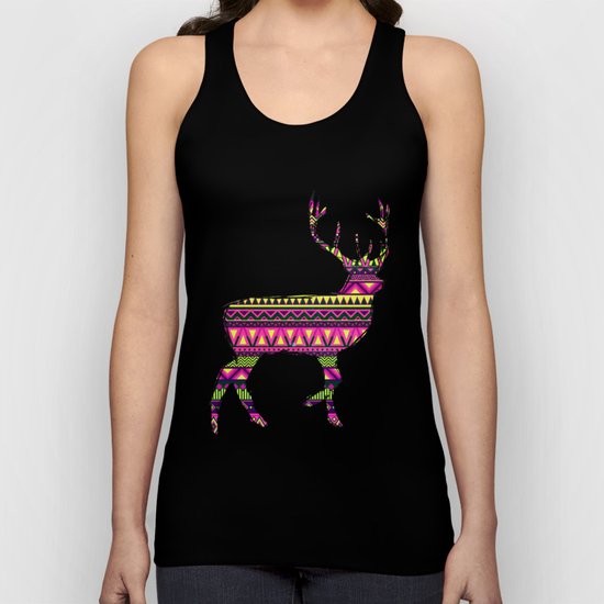 Deer Navajos pattern Unisex Tank Top