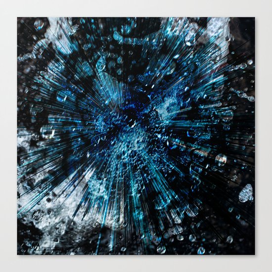 Universum blue deep Canvas Print