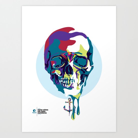 mares calmos não fazem marinheiros_zero um Art Print