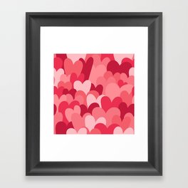 Hearts Galore 3 Framed Art Print