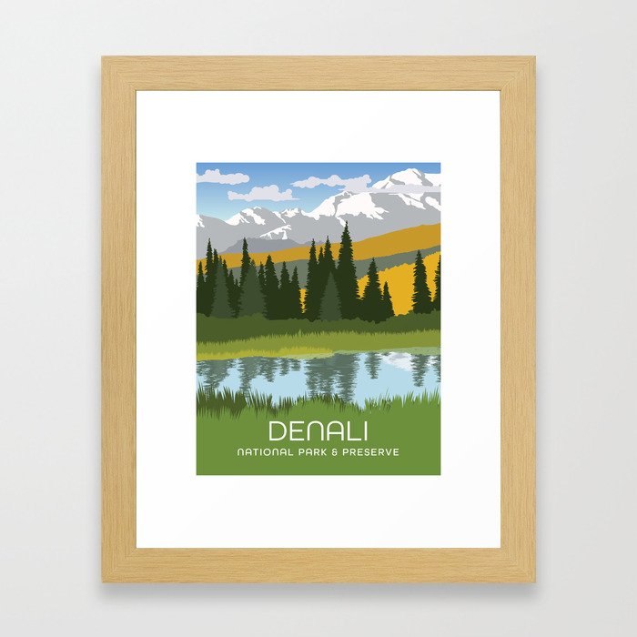 Denali National Park Framed Art Print